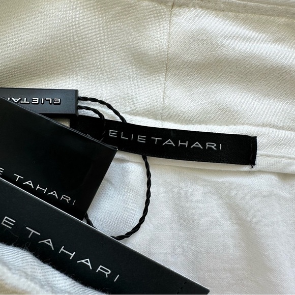 NWT!!! Elie Tahari women linen pants size US 4 Retail 325$ - Picture 6 of 13
